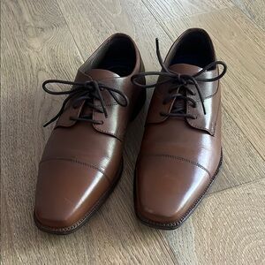 Johnston & Murphy Brown Leather Oxford Shoes